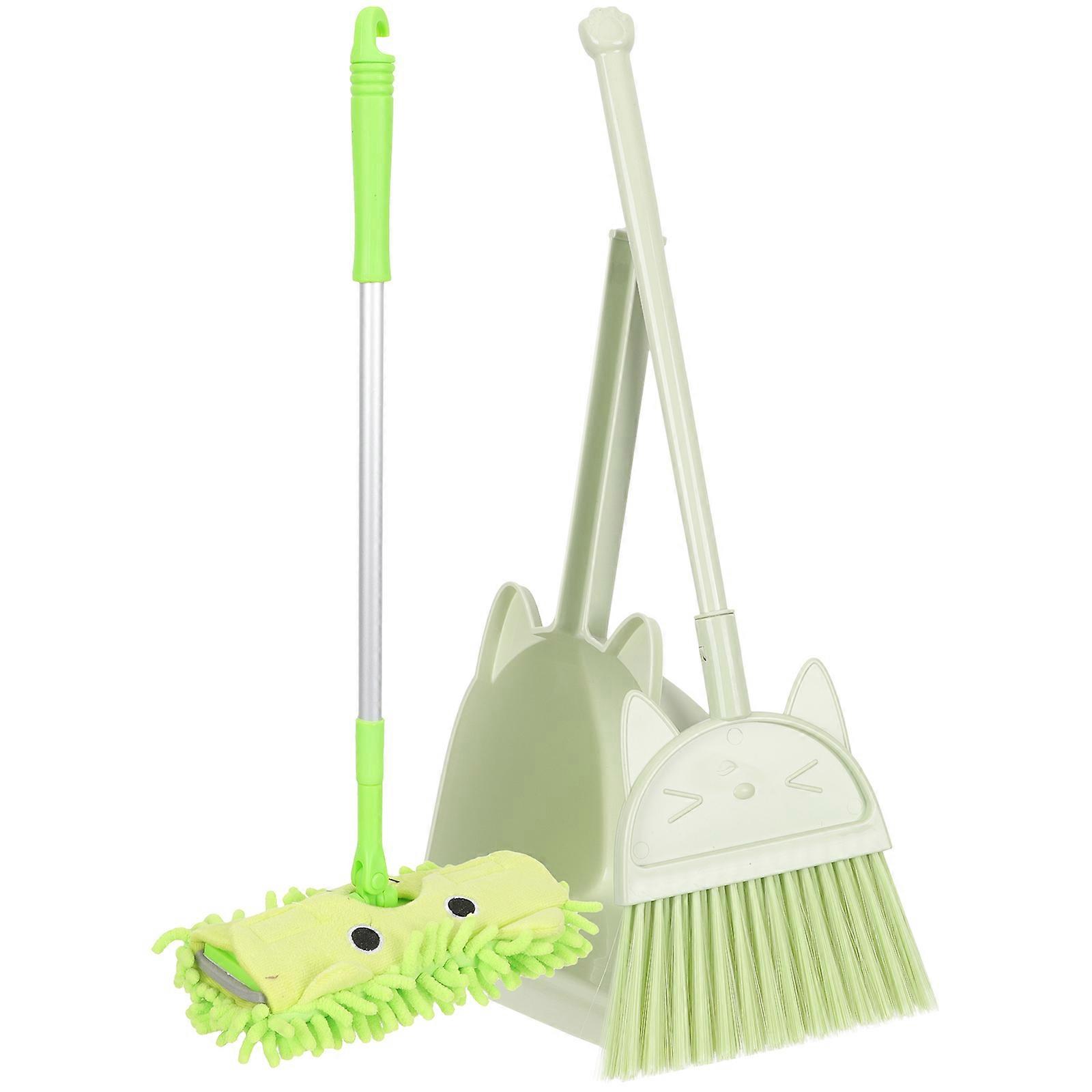 Sure! Here's a friendly and engaging product description for a pretend play cleaning set designed to encourage imaginative play and early learning