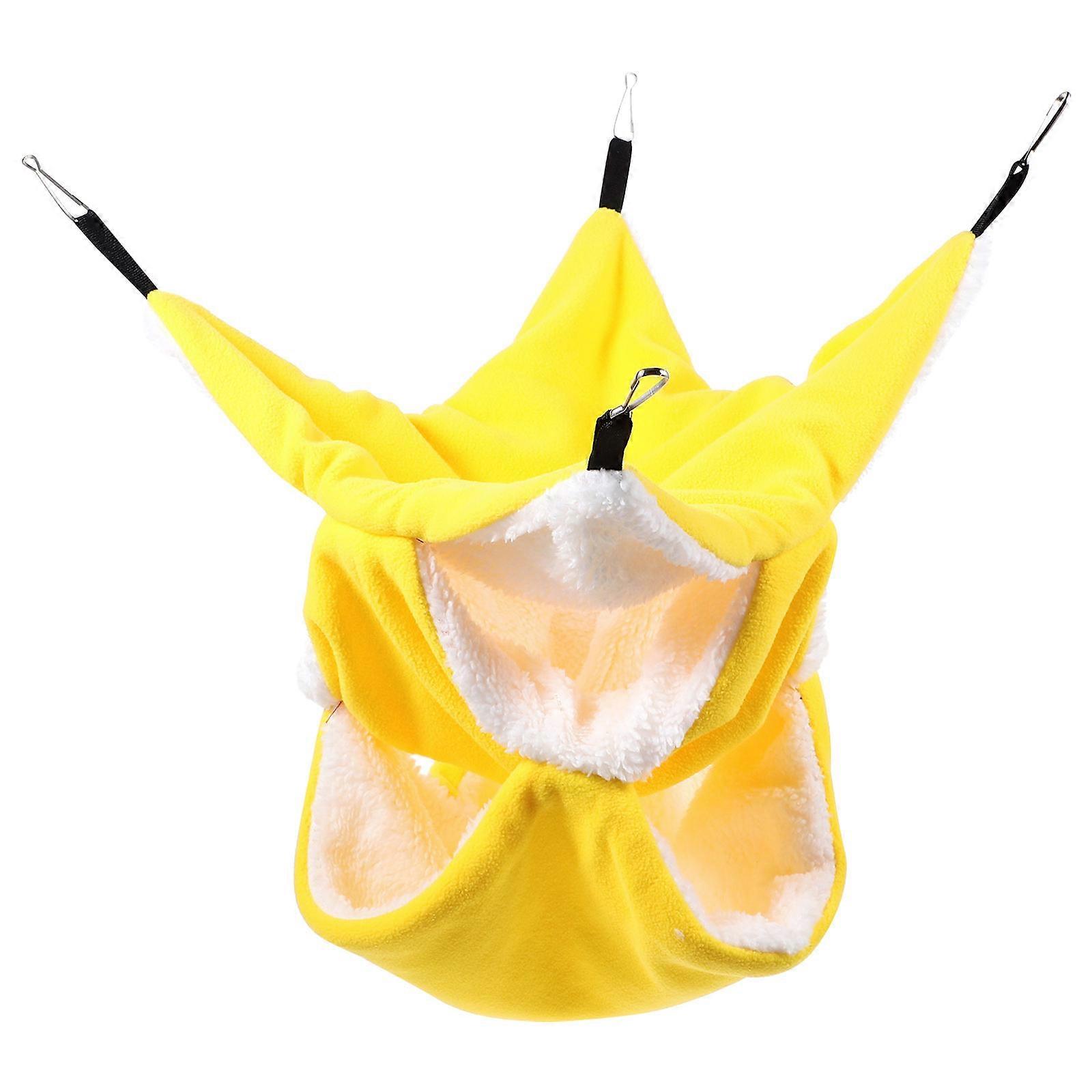 Pet Cage Hammocks Guinea Pig Warm Hideout Multi-Layer Sleep Exercise 30x30x25cm 1Pcs