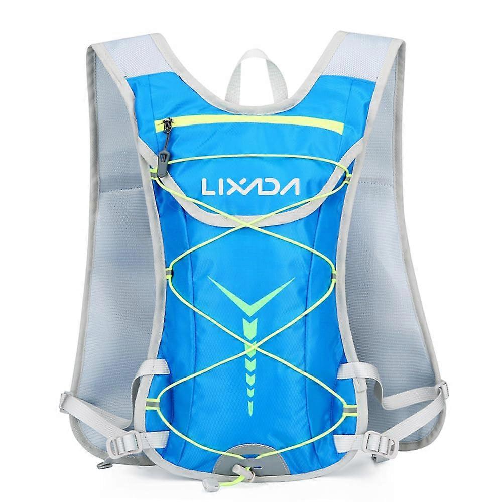 Hydration Backpack with 2L Bladder, 10L Ultralight Breathable Trail Running Pack for Men & Women, Blue