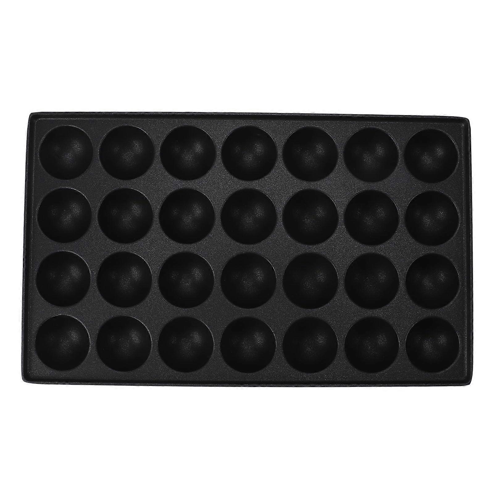28 Holes Takoyaki Maker Pan - Large Aperture Aluminium Alloy Cooking Tool for Home Kitchen, Versatile Soft Takoyaki Pan