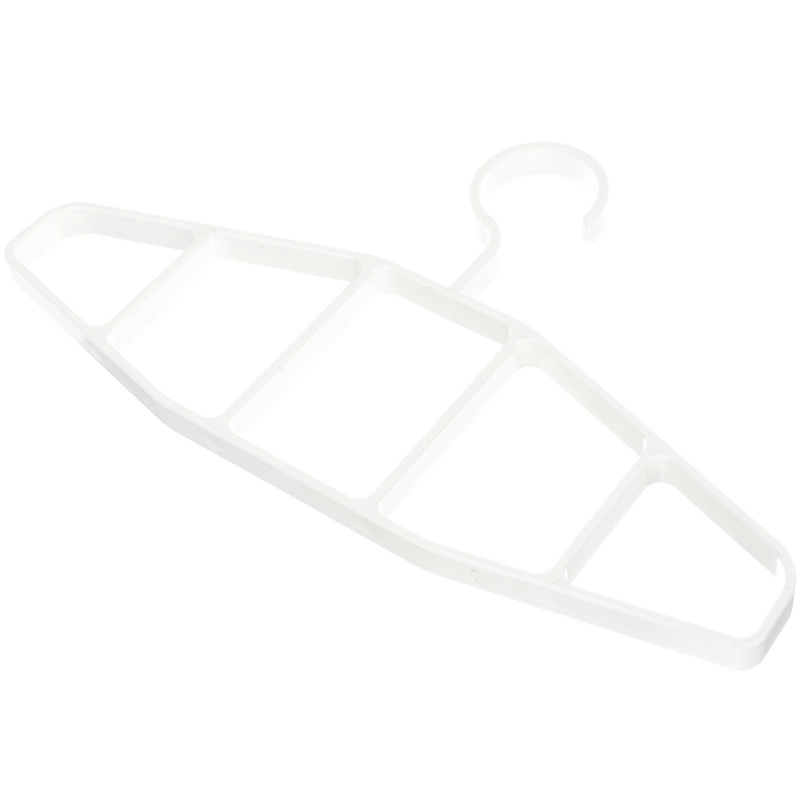 Space Saving Hangers Belt Hanger for Wardrobe Multi-Grid Structure Closet Organization 35x19.5cm Plastic 1Set