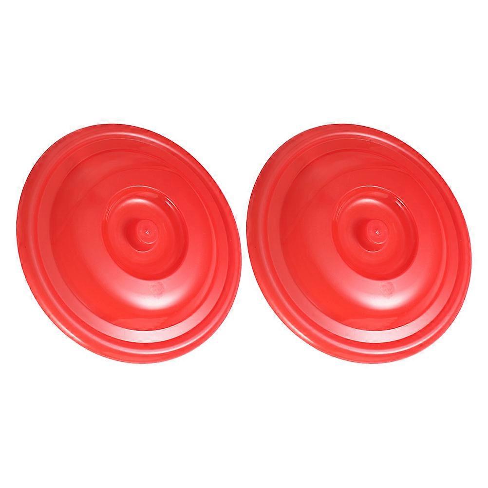 Trash Bin Covers For Outside Kitchen Use Easy To Use Red 20.00X20.00X1.50Cm 2Pcs