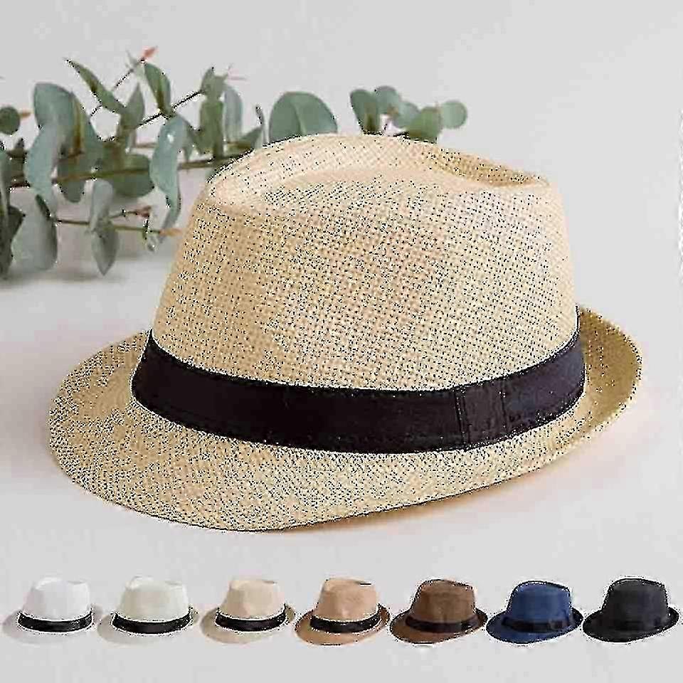 Unique Solid Straw Woman's Summer Sun Hat