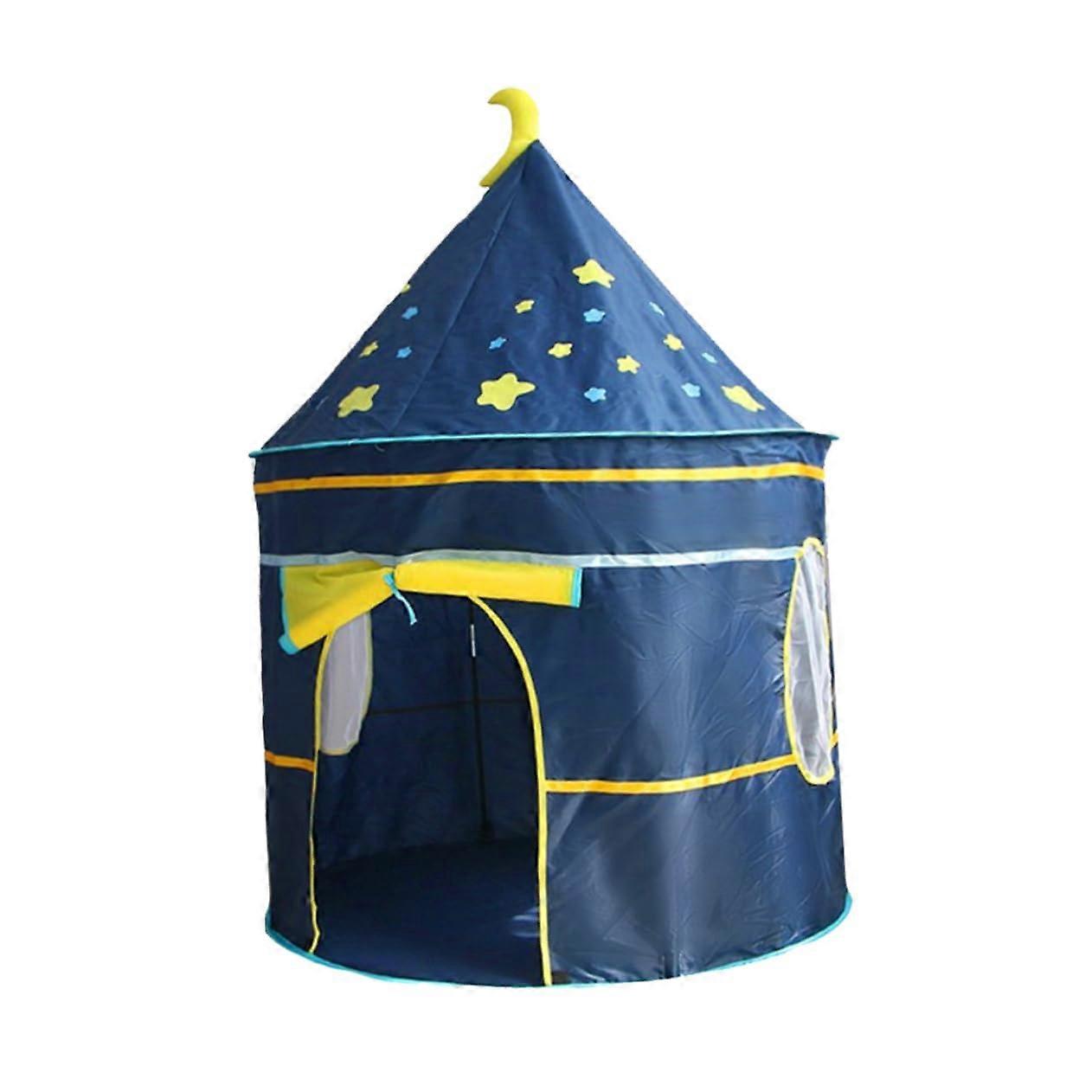 Children's Play Tents Toddlers Babies Indoor Castle Play Tent Playhouse Tent Blue