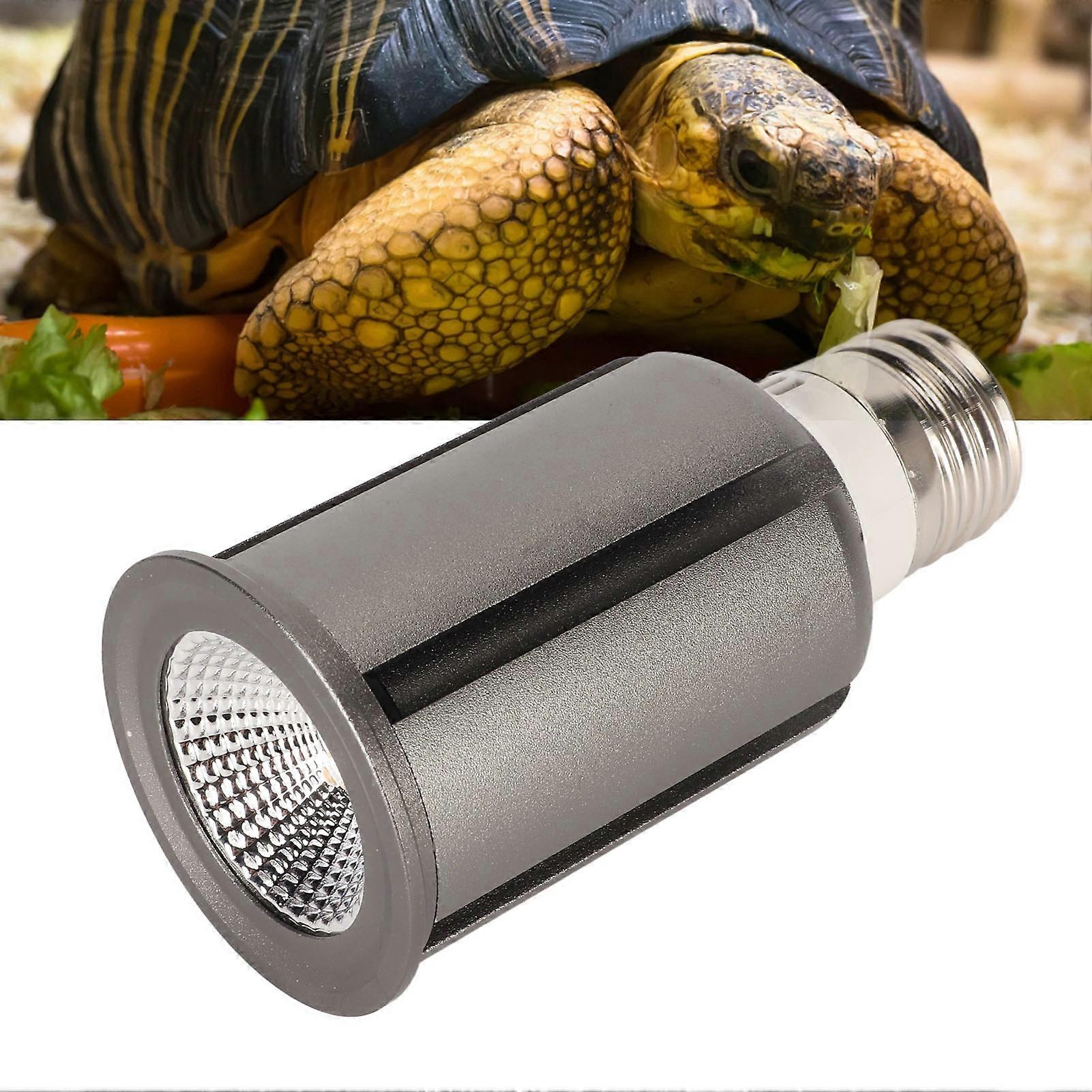 Reptile Heat Lamp Replacement Bulb UVA UVB LED Reptile Basking Spot Lamp for Turtle Aquarium Lizard Habitat 110V 3W