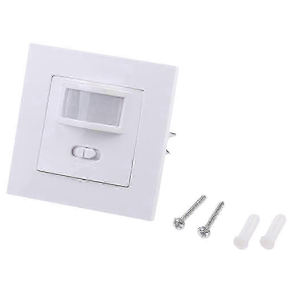 220-240V AC Wall Mounted 9m Automatic PIR Infrared LED Motion Sensor Switch