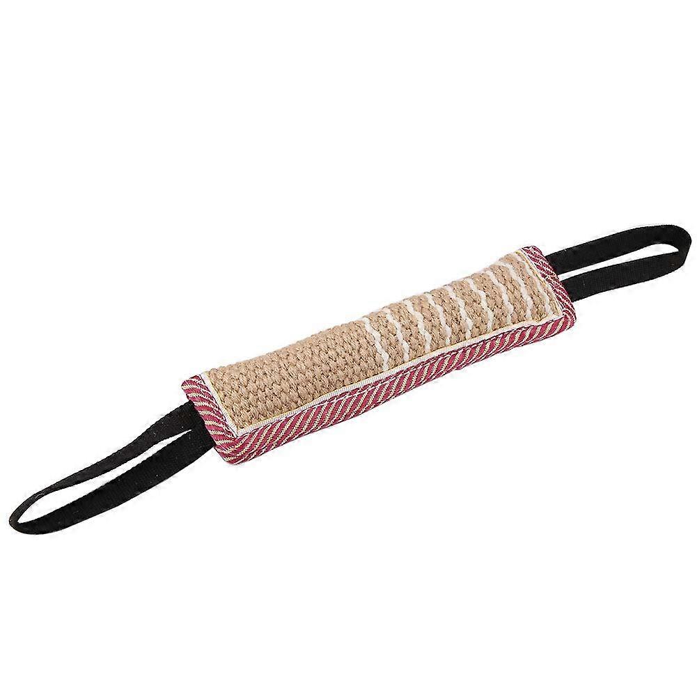 Durable Cotton Dog Training Stick with Two Handles - Adjustable Lightweight Canine Training Equipment