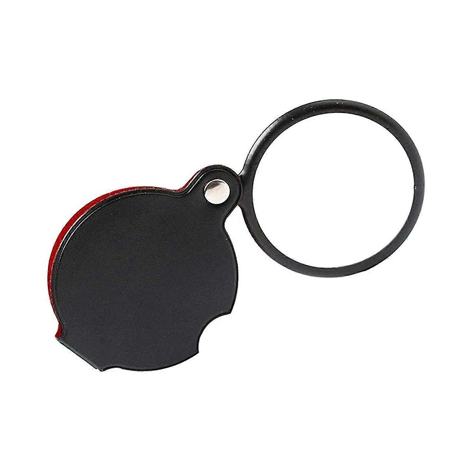 resolution ultralight mini hand magnifier, 50g, for reading newspapers, 5fold folding, reading magnifier, reading magnifier