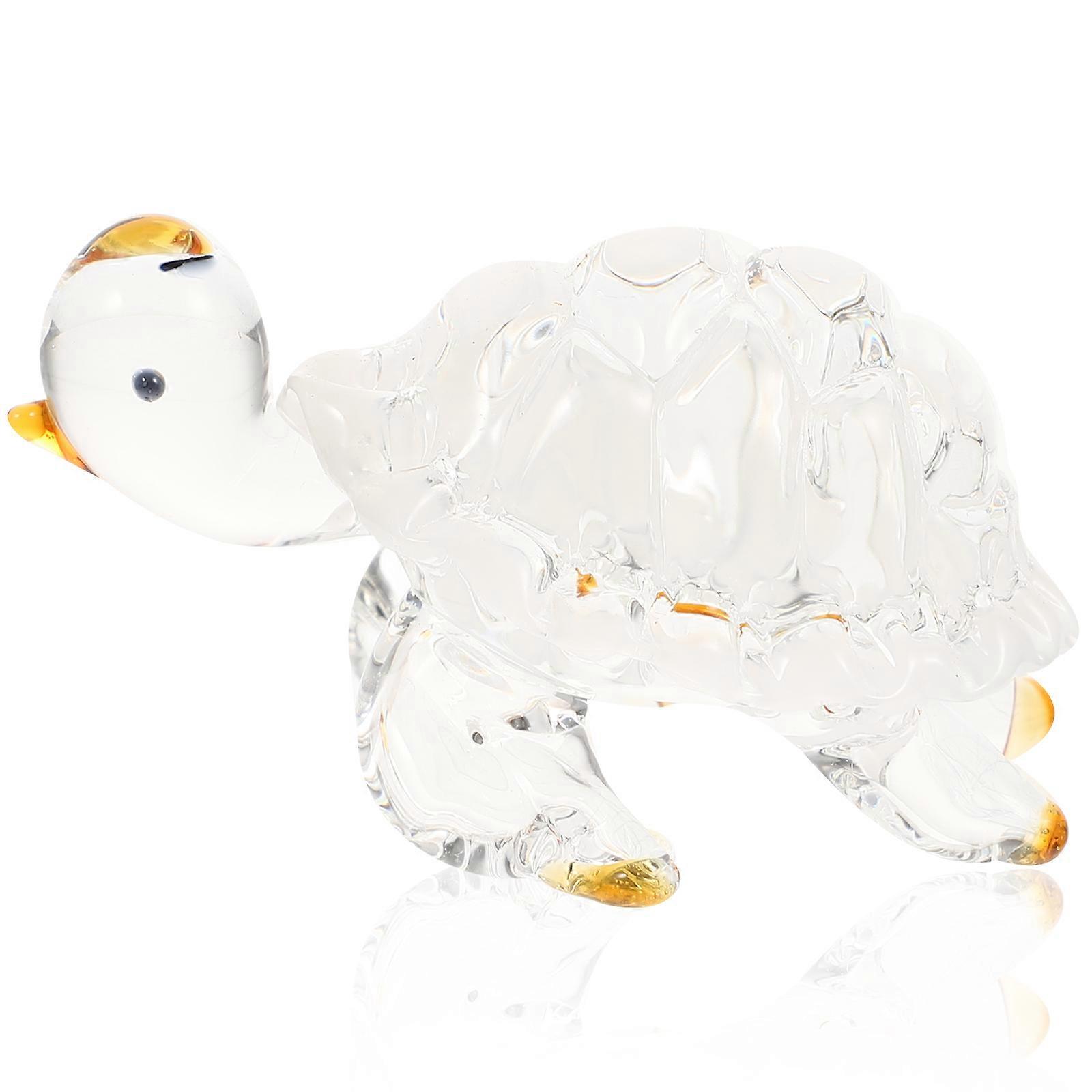 Turtle Adornment Dining Room Tabletop Scene Layout Premium Glass Material 1Set