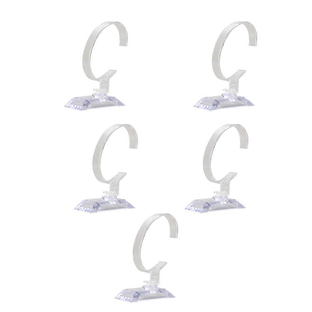 Transparent Hand Watch Display Stand for Watch Display 5Pcs Practical Set
