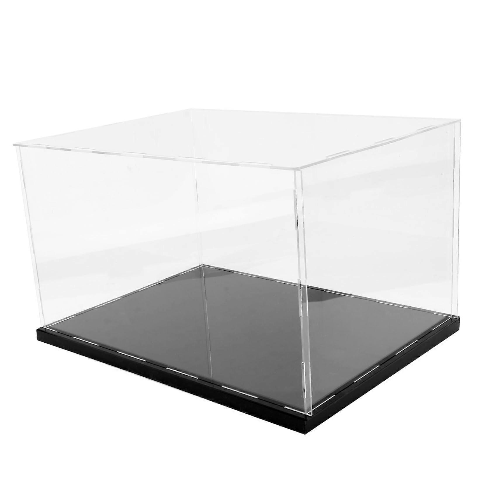 1 Piece Acrylic Display Box Transparent Model Showcase for Handmade Models Collectibles DIY Artworks Dustproof and Durable