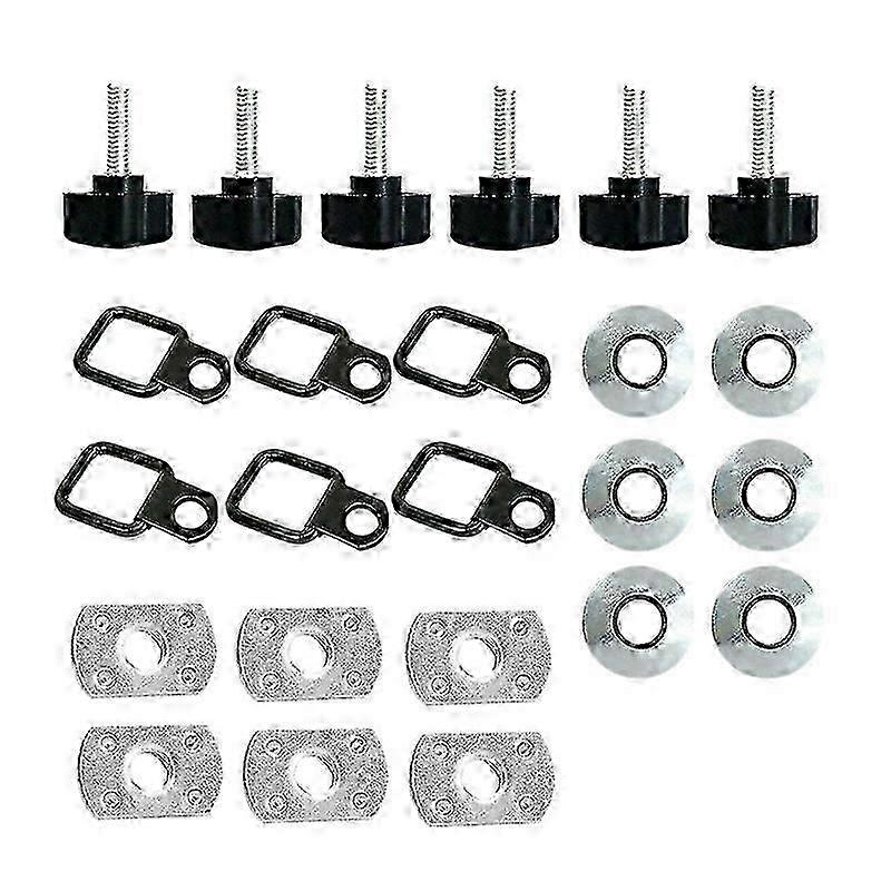 Kit de vis à vis à retrait rapide du toit rigide pour Wrangler Cj Yj Tj Jk Jku