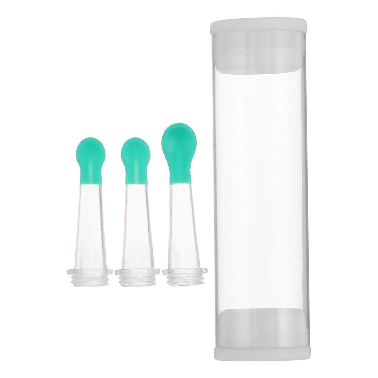 Silicone Ear Spoon Replacement Tips for Ear Wax Removal Soft and Comfortable 3pcs Reusable