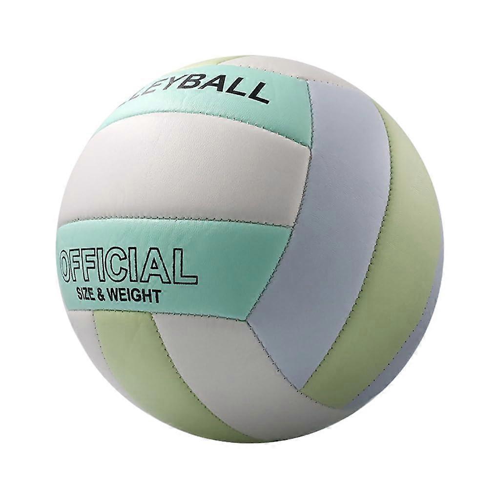 Indoor Volleyball Blue - Official Size 5, Durable Synthetic Leather, Indoor/Outdoor Use, Lightweight and High Performance