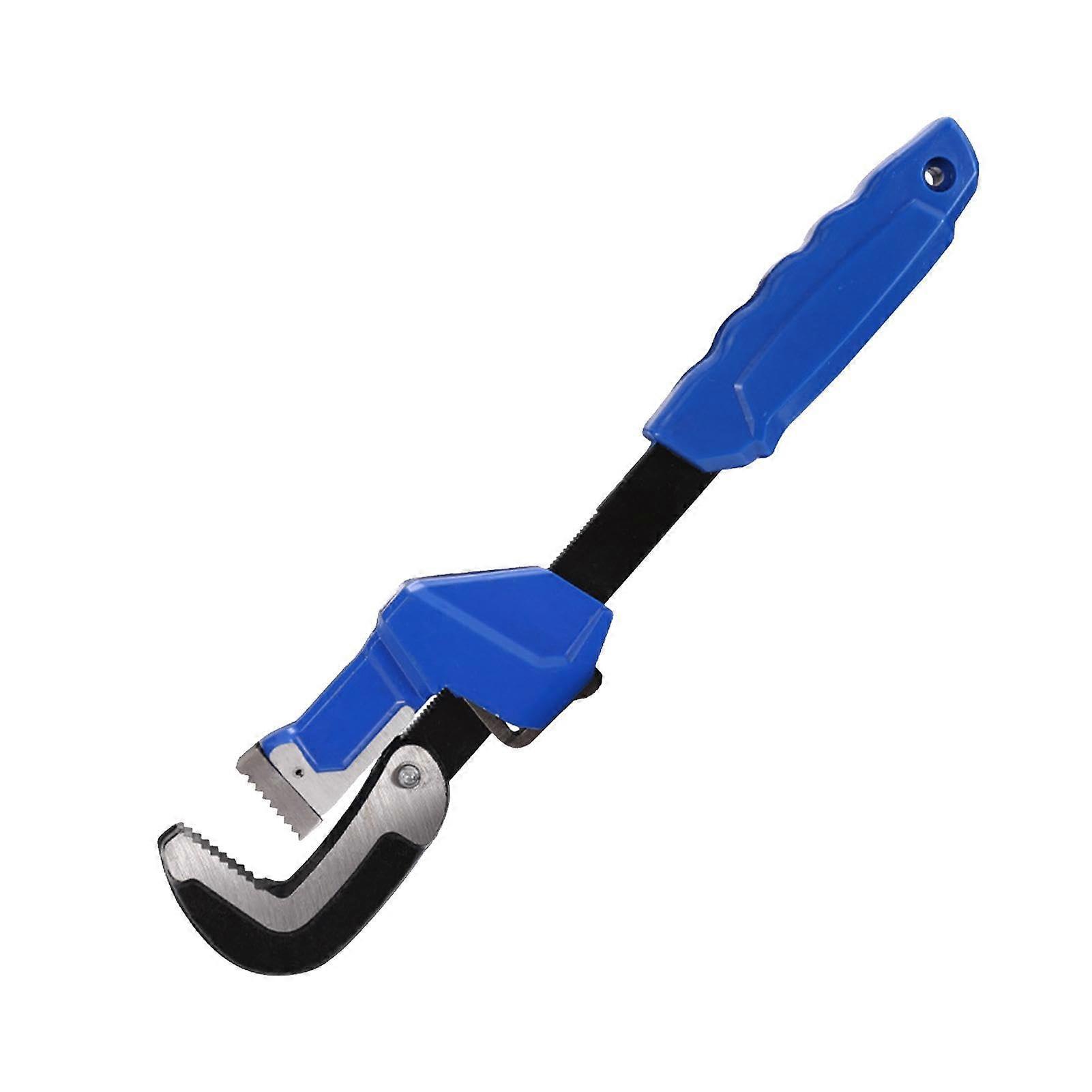 14' Pipe Wrench, Heavy Duty Plumbing Tool, Portable Small Pipe Wrench for Tight Spaces, Ideal for Garden Hose Use.