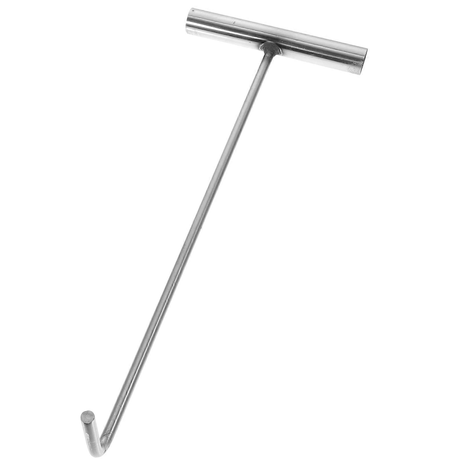 For manhole covers: Robust lifting hook for safe handling of grates and manhole covers. Versatile use. Corrosionresistant.