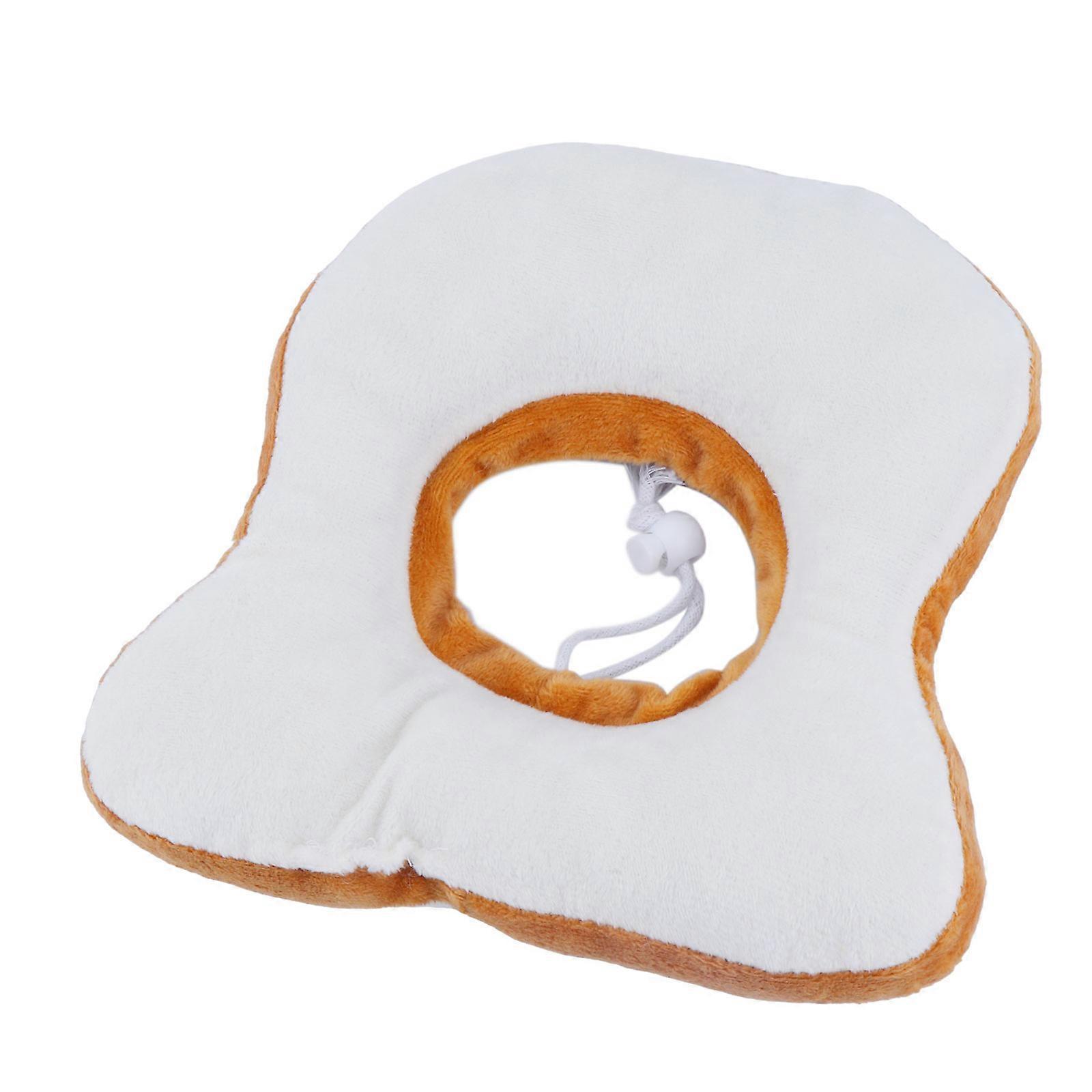 Adjustable for Cat Recovery Collar Soft Plush Dog Cone for Cat Dog Wound Healing After Surgery Protective Elizabethan Co Multicolor