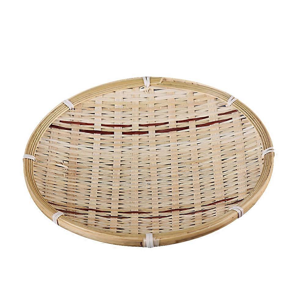 Khaki Snack Tray for Storage with Synthetic Material Lightweight and 7.8x5.9 Inches