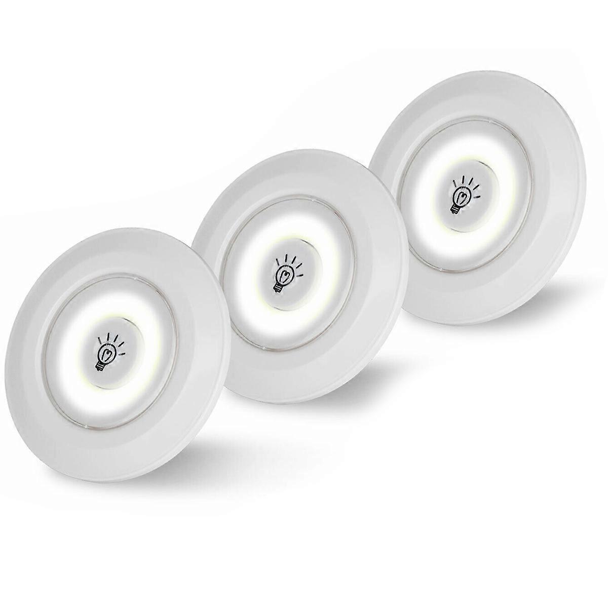 Kitchen Cabinet Lighting Dimmable Remote Control For Car COB Light Source 3Pcs