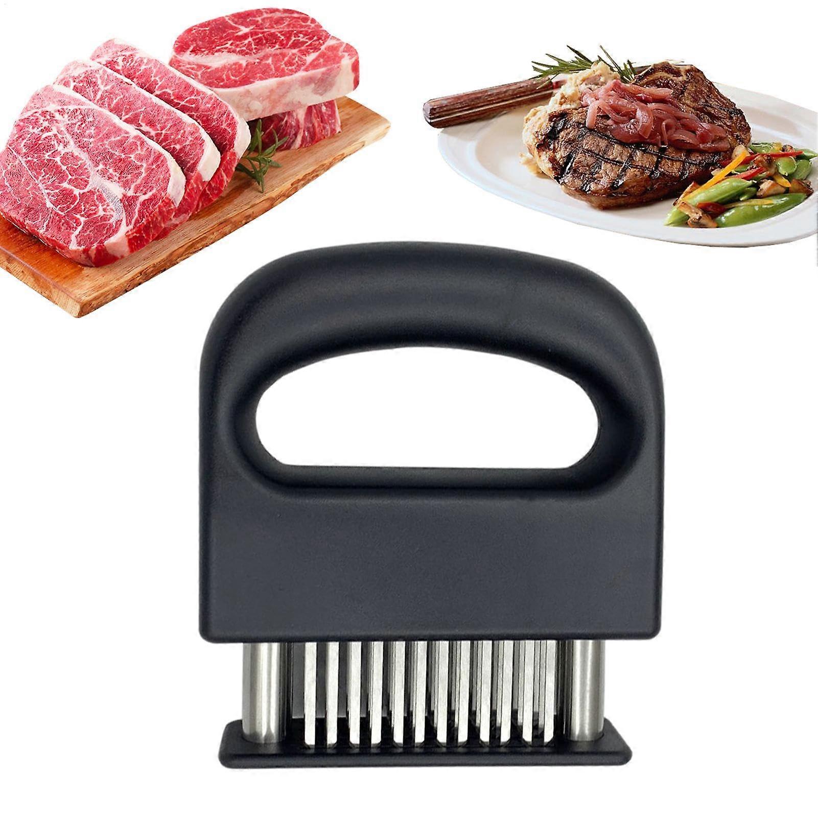 Steak Tenderizer Tool - Stainless Steel Meat Stapler with Needles for Tenderizing Chicken, Pork, Turkey, Fish, and Beef