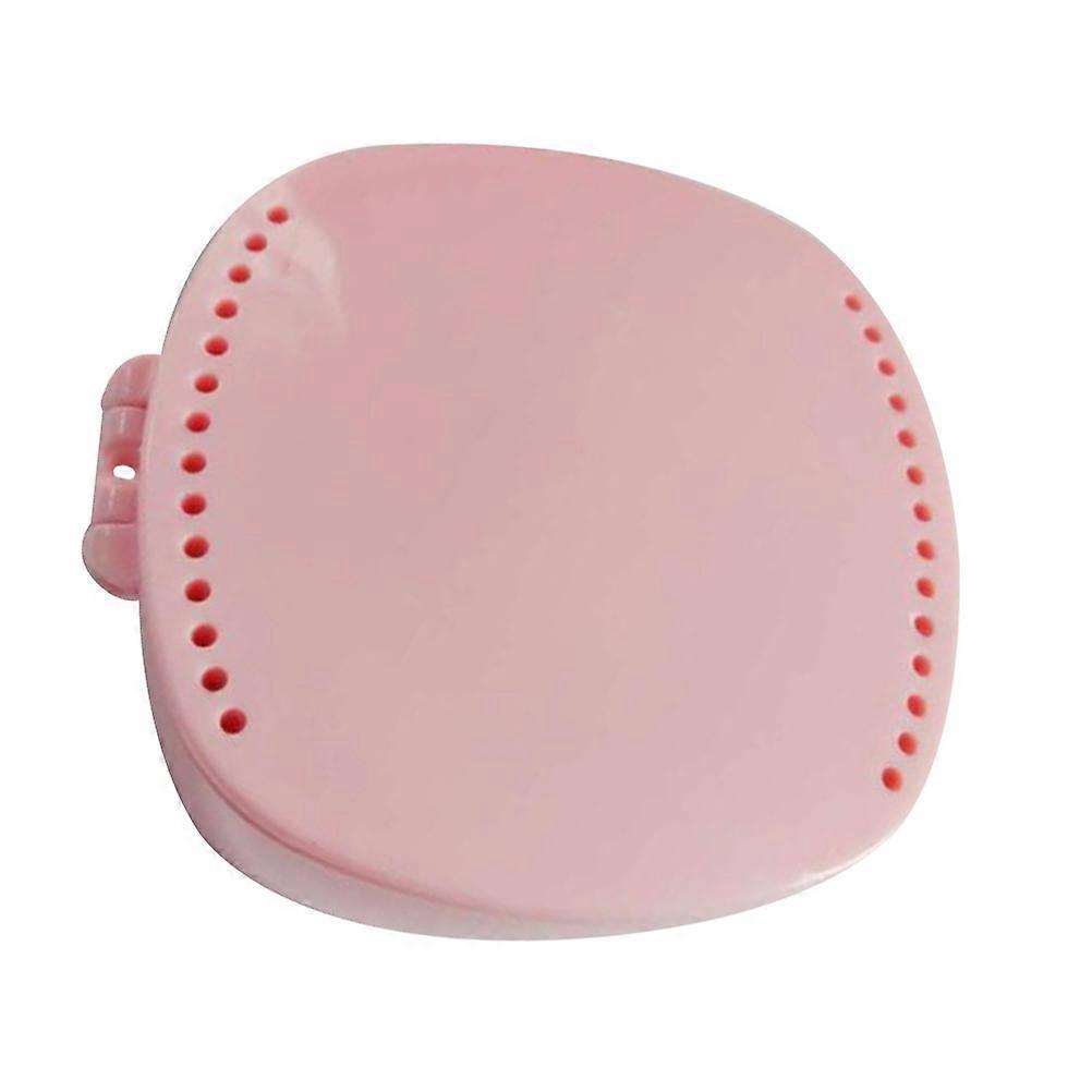 Mouth Guard Case Pink Small Retainer Case For Travel 1Pcs