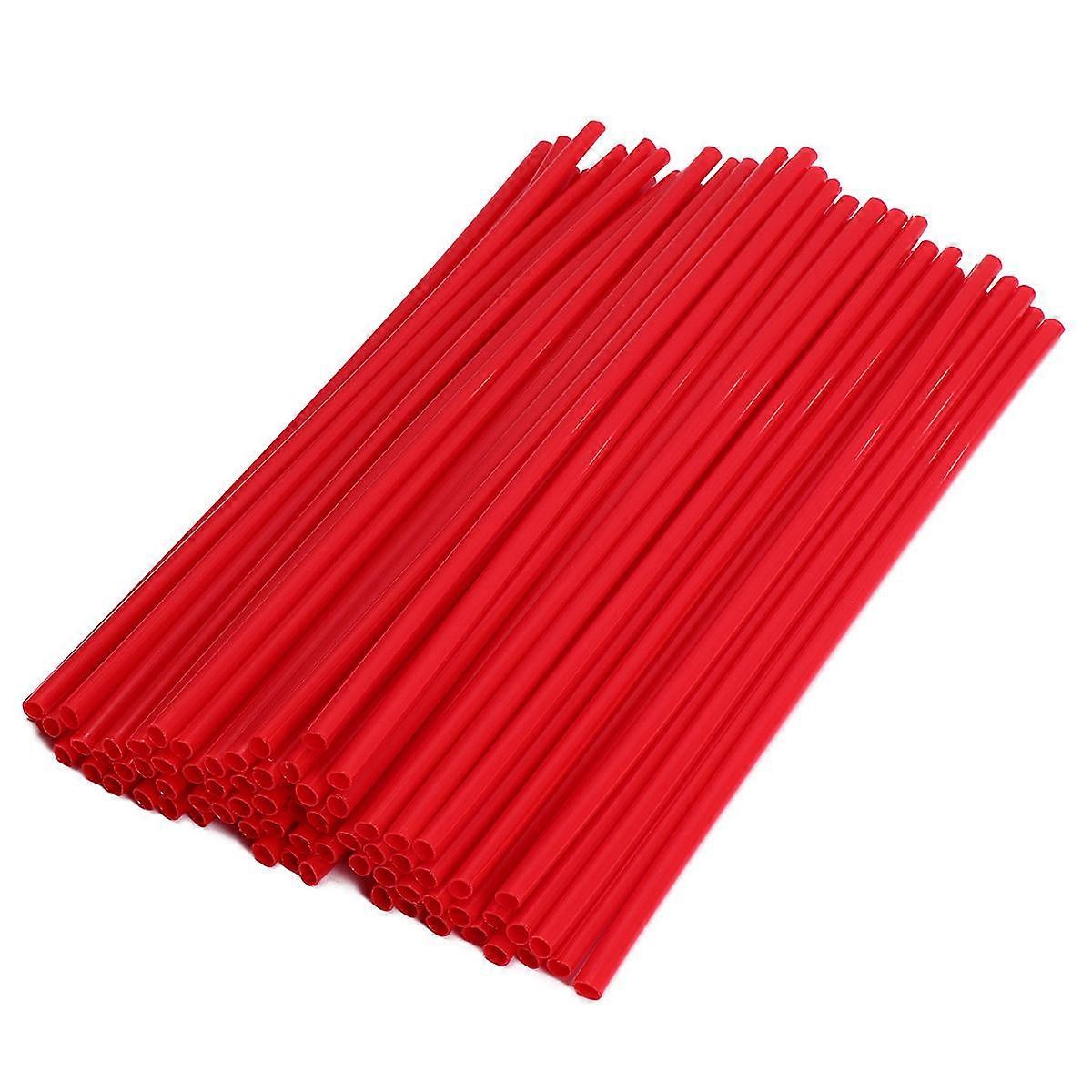 Durable Plastic Bike Wheel Spoke Reflector for Night Visibility and Fashionable Decor Red Universal Design Fits Most Bikes 1 Set