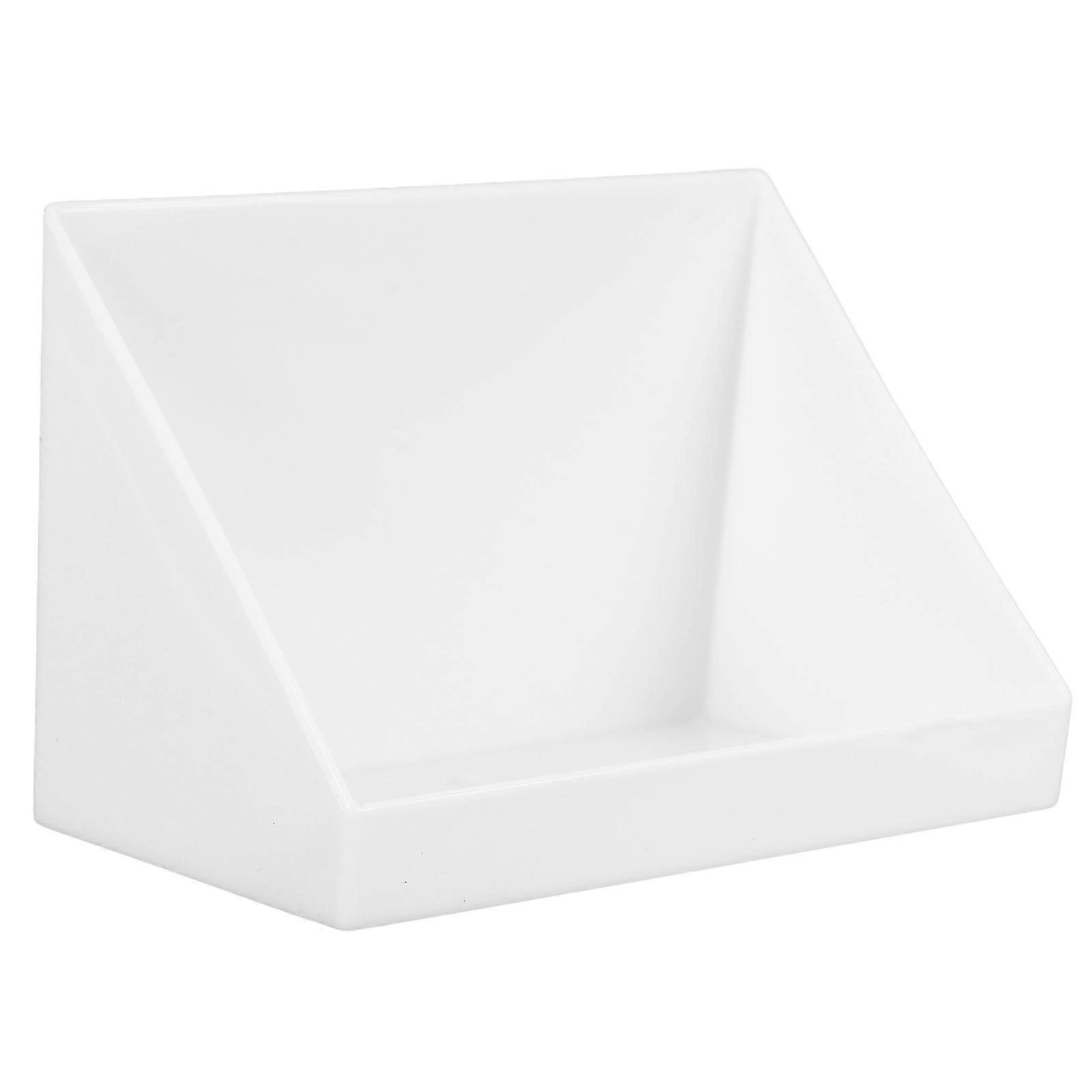 Adhesive Wall Bracket for Holding Use PP Material White Storage Box Easy Installation