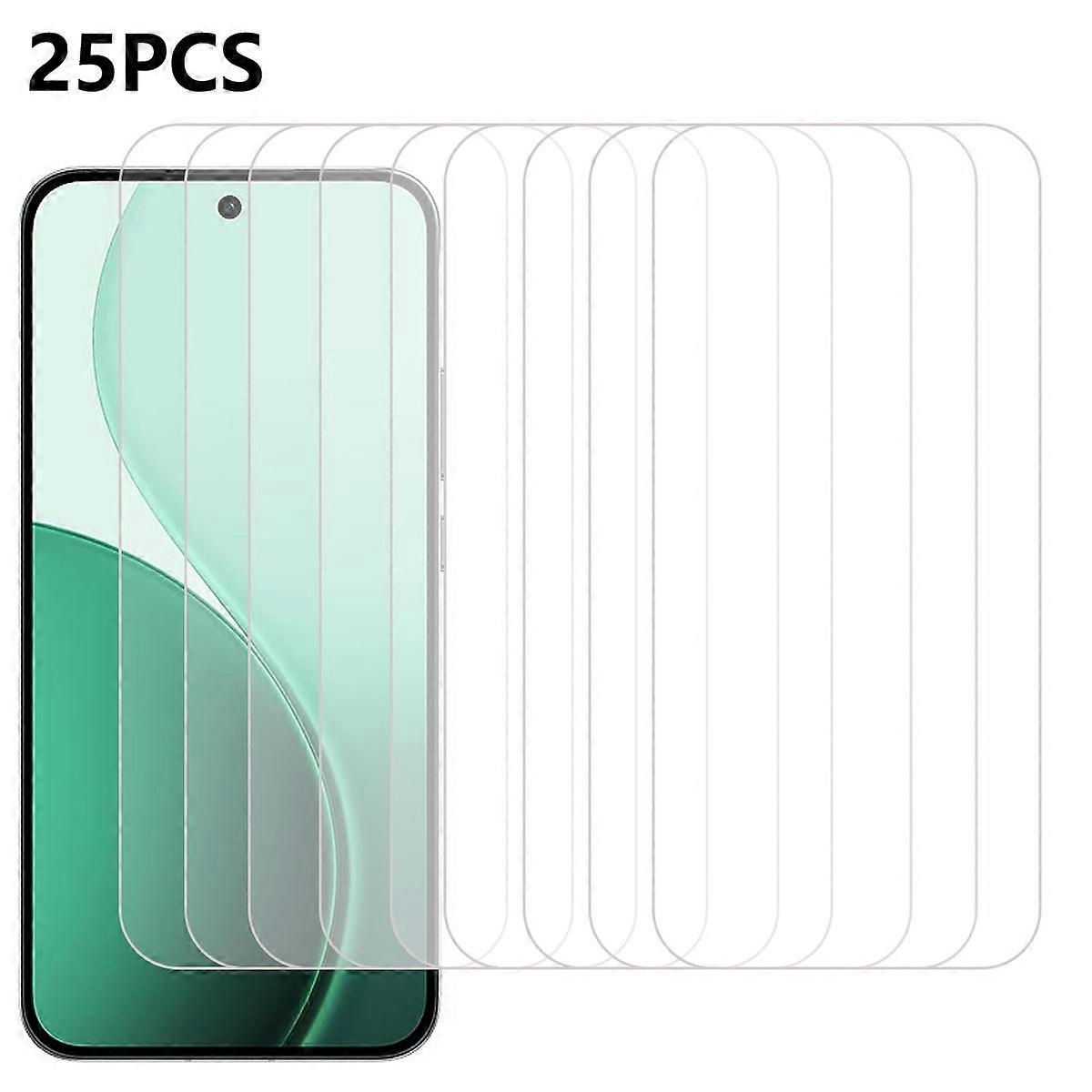 25Pcs για την ταινία προστασίας οθόνης υψηλής ευκρίνειας μετριασμένου γυαλιού Oppo Reno14 Pro 5G (παγκόσμια)