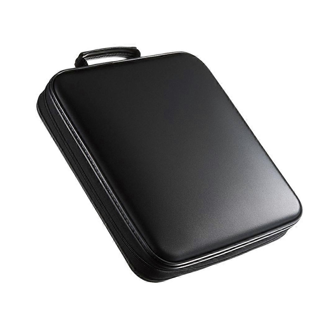 CD Storage Case Portable DVD Storage Organizer For Office Use Nonwoven Material 11.99X11.08X2.67in Portability 1Pack