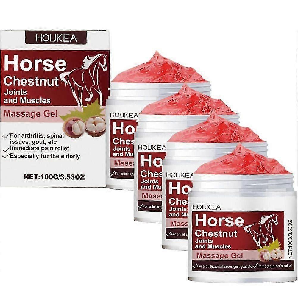 ג'ל ערמונית הסוסים למפרקים ולמסת שרירים, קרם עיסוי מרגיע טבעי להקלה על המפרקים לשימוש חיצוני