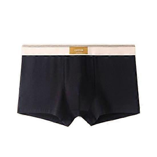 Uomini Boxer Biancheria Intima Vita Ampia Elastica Patchwork Colore U-Convex Pantaloncini Slip Mutandine Traspiranti