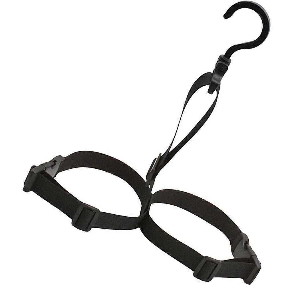 Fishing Boot Hanger With Adjustable Strap For Outdoor Fishing And Truck Use Black 1Pack