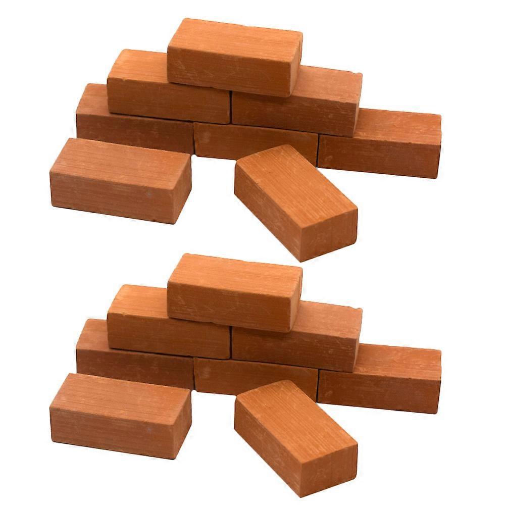 50pcs Miniature Bricks Figurine Small Decor