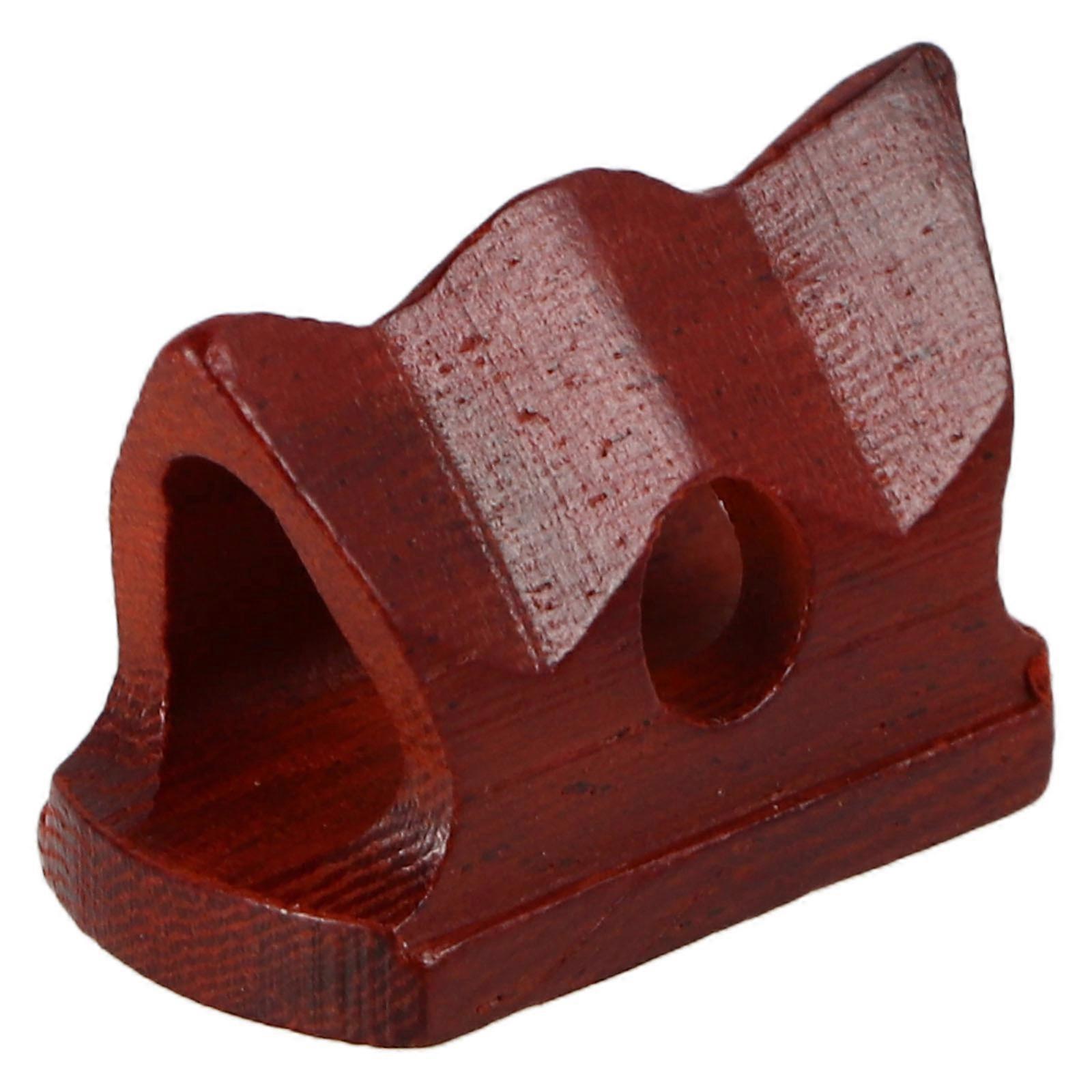 Wooden Erhu String Bridge for Banjo Use Brown Color Sturdy Material Ensures Durability and Stability 1 piece
