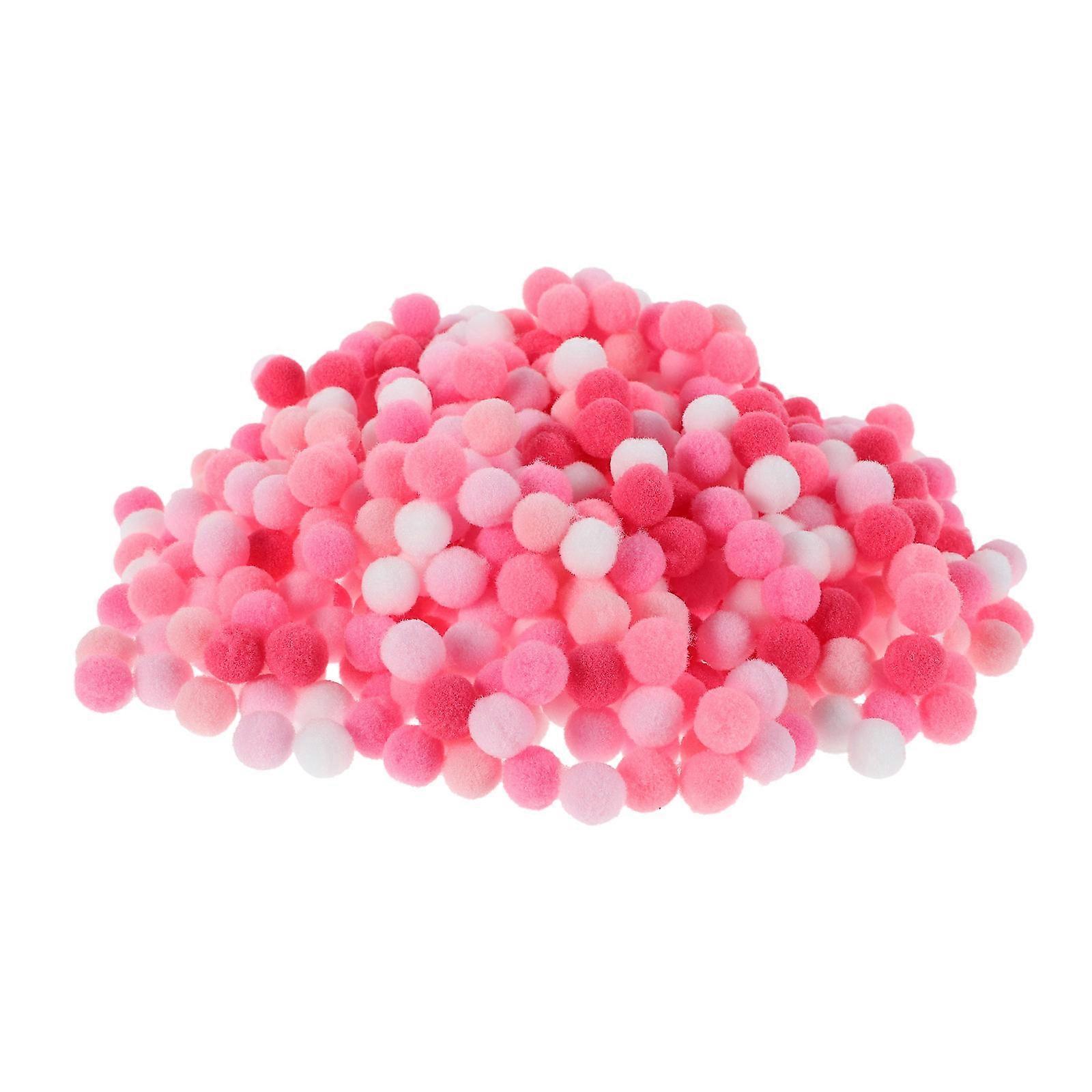 Christmas Pompoms For Crafts Colorful Pom Pom Balls Assorted Color 1Cm X 1Cm X 1Cm Diy Crafting 2000Pcs Bag