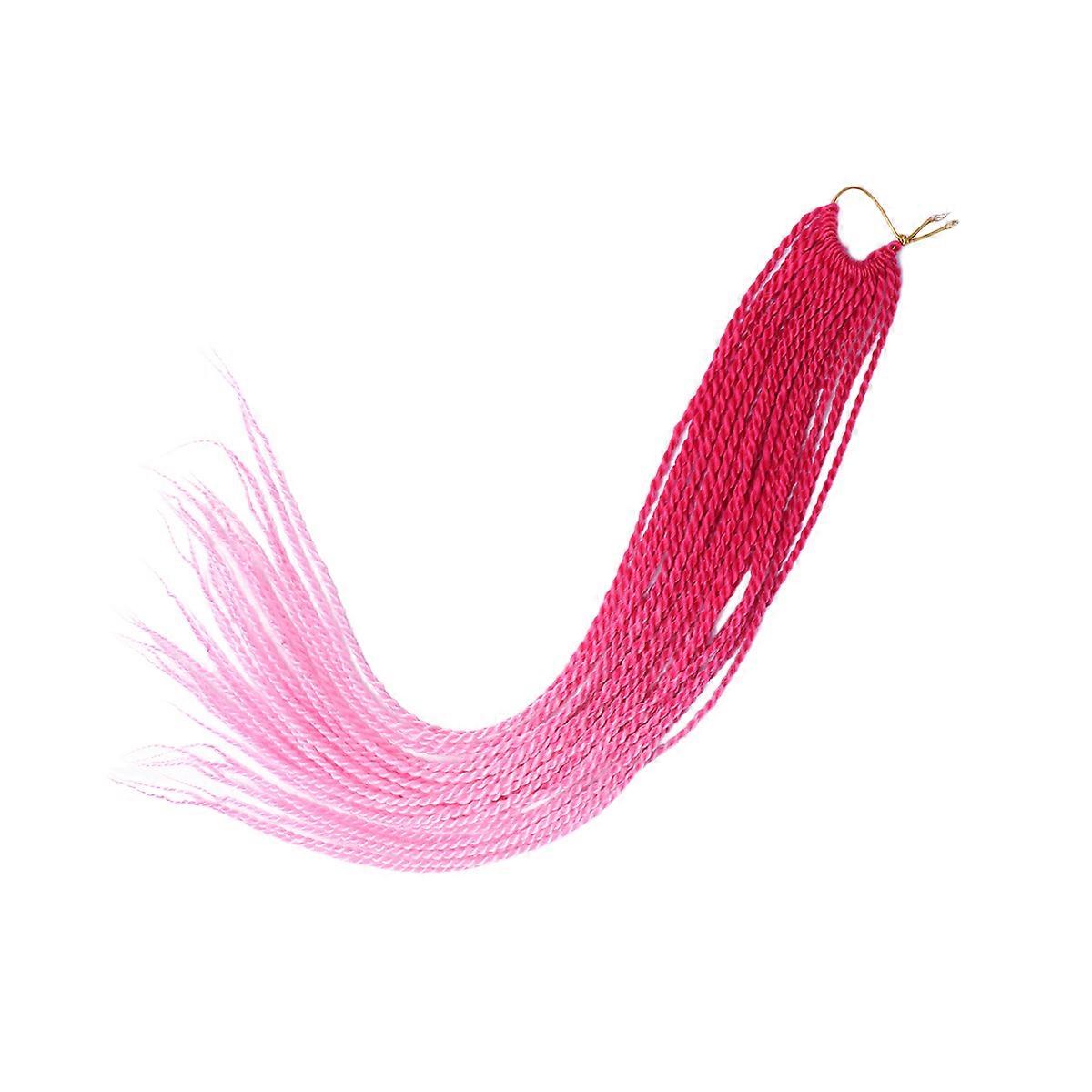 Pink Gradient Ponytail Extension Made with High Temperature Fiber for Stylish Daily Wear and Occasions