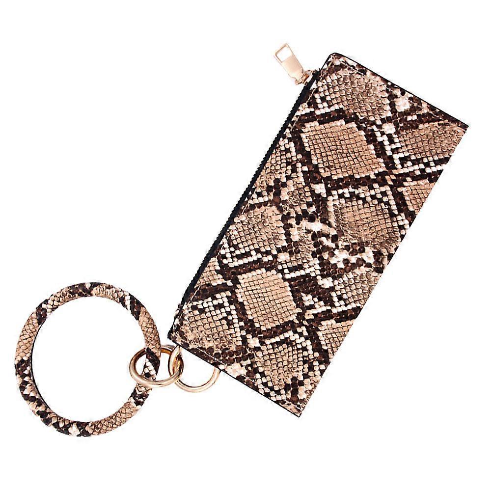 Fashion PU Purse for Women Durable and Practical with Zipper Perfect for Storage Use Coffee Color