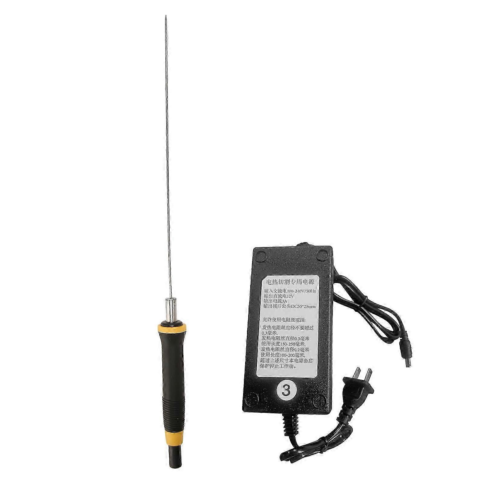 Ergonomic Foam Cutter Pen for Engraving, Quick Heating Tool with Smooth Cutting, AC 100-240V US Plug