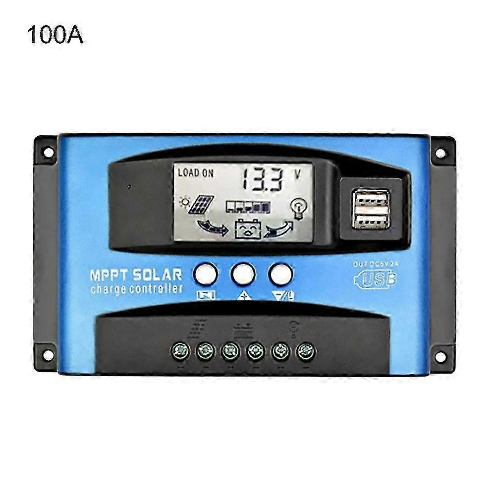 2025 40/50/60/100A 12/24V Mppt Dual USB Solar Battery Charge Regulator Controller KAESI