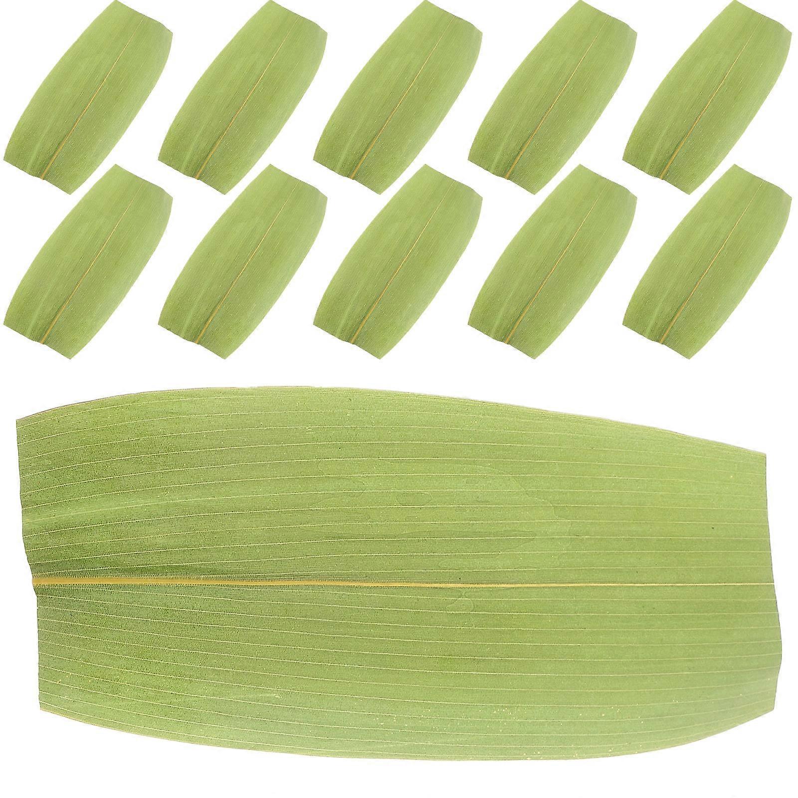 100Pcs Sushi Leaves For Sashimi Plate Décor Designed For Restaurants Home Dining Outdoor Picnics Leaf-Shaped Material