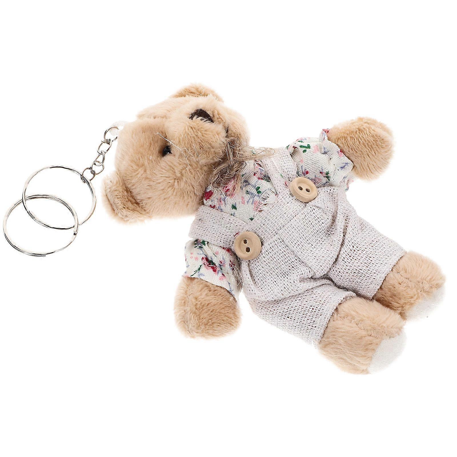Charming Bear Backpack Accessory Keychain For Other Gifts 14X11X7CM 1Pc