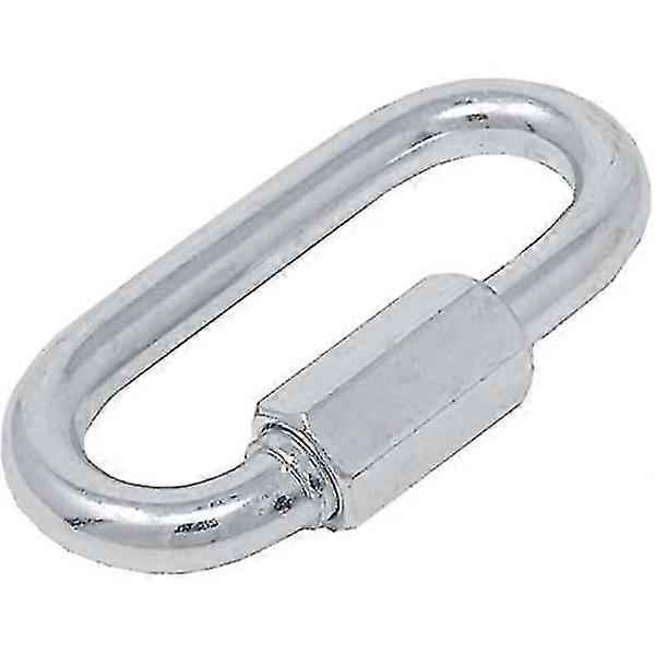 Accouplement par chaîne Accouplement rapide 8 mm Acier Paquet de 5 Fil d’accouplement, connecteur de chaîne pour diverses utilisations.