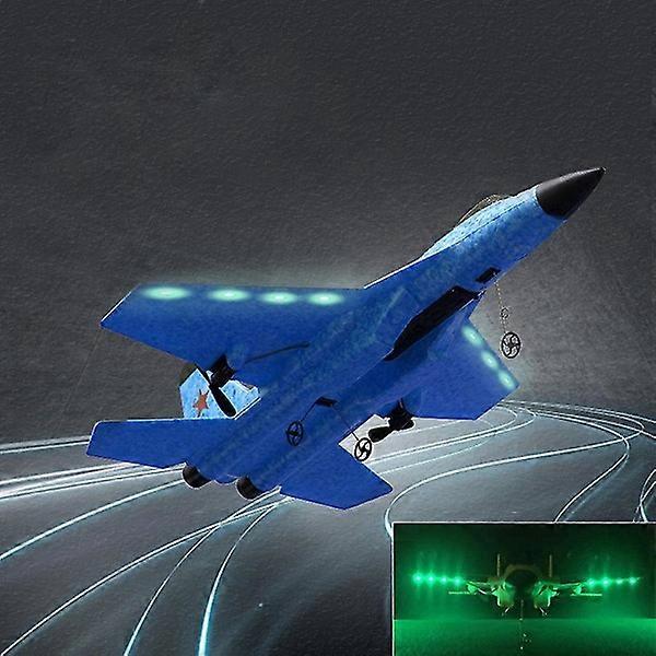 New Su-35 Rc Airplane 2.4g Remote Control Fighter Epp Foam Toys Children's Gift Blue One Size