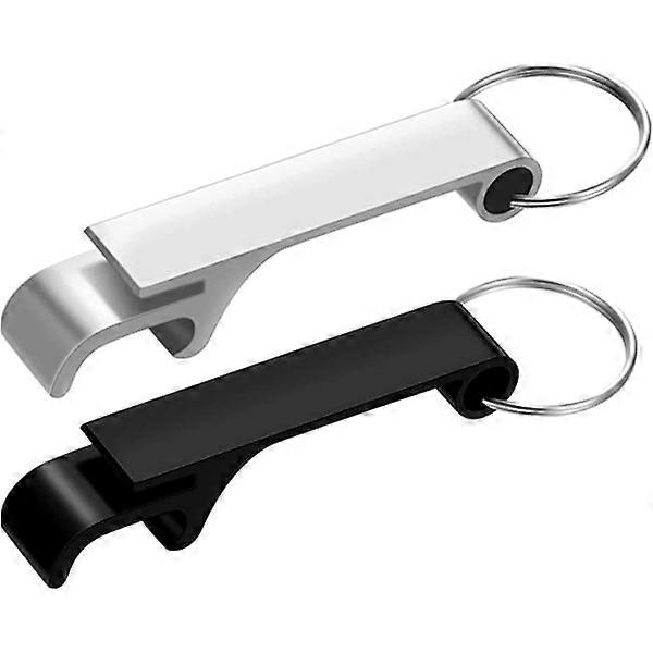 2 Pcs Bottle Opener Keychain, Pocket Keyring Small Beer Bottle Opener Mini Keyring