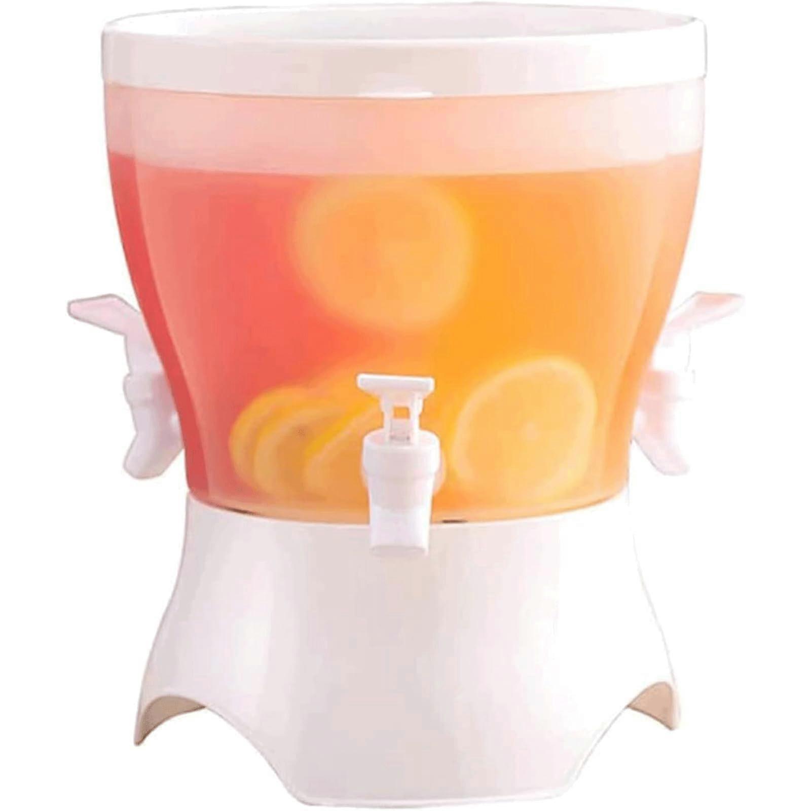 4.5L/152oz Beverage Dispenser with Tap, PP Drink Dispenser, Party Lemon Juice Buffet Drink Machine, Refrigerator Kettle