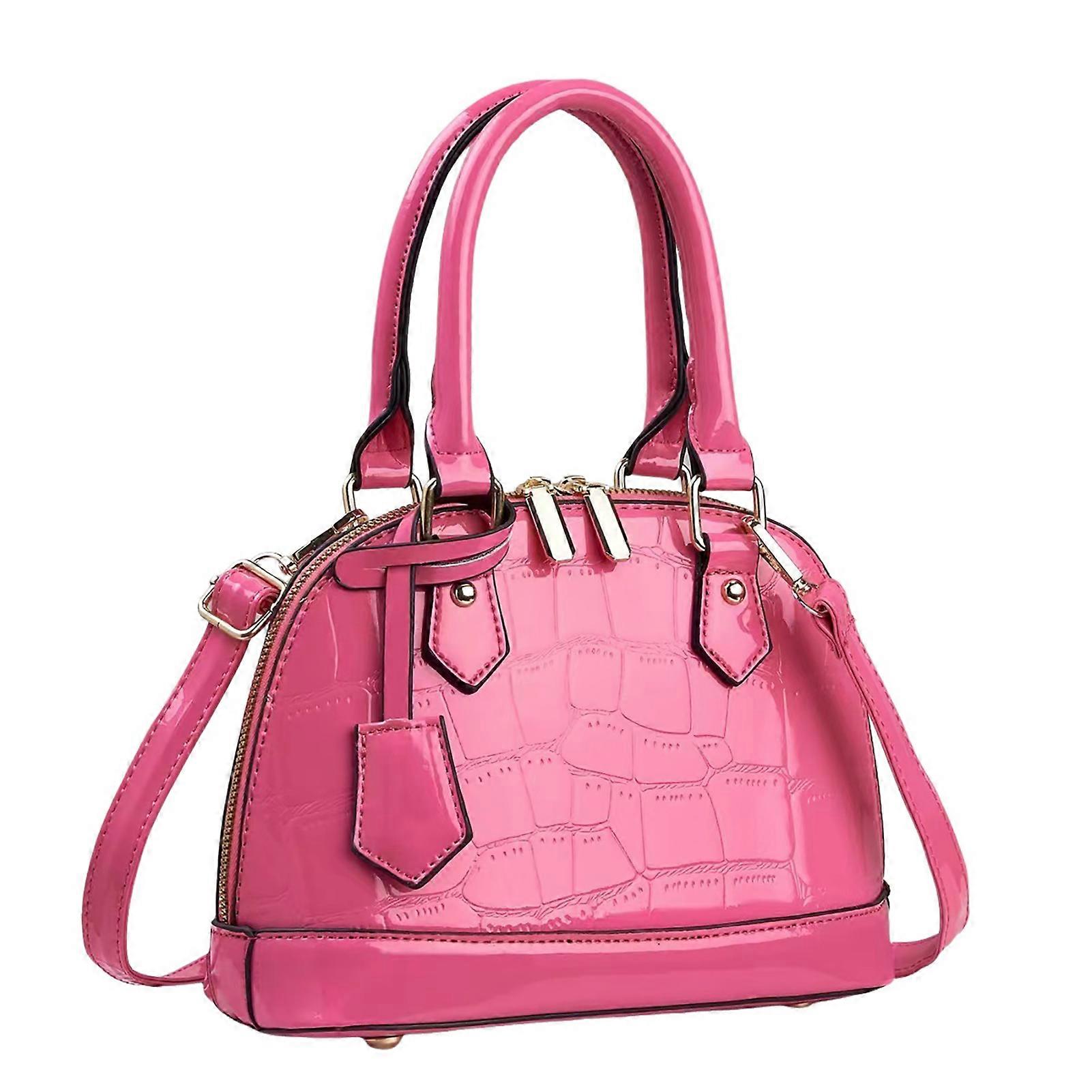 Stone Pattern Handbag Versatile Shoulder Tote Bag for Everyday Use
