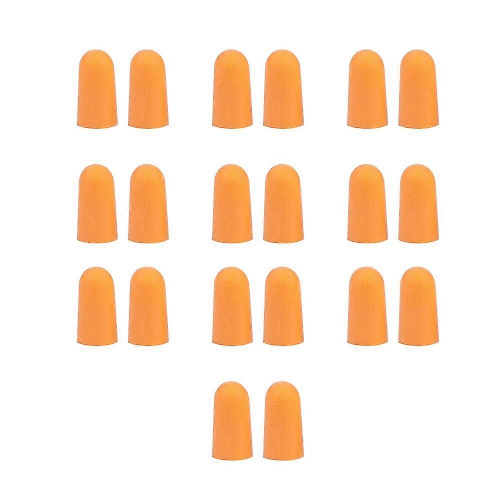 10 Pcs Anti Noise Bullet Type Earplugs Genuine Security Soundproof Earplugs Without Lines