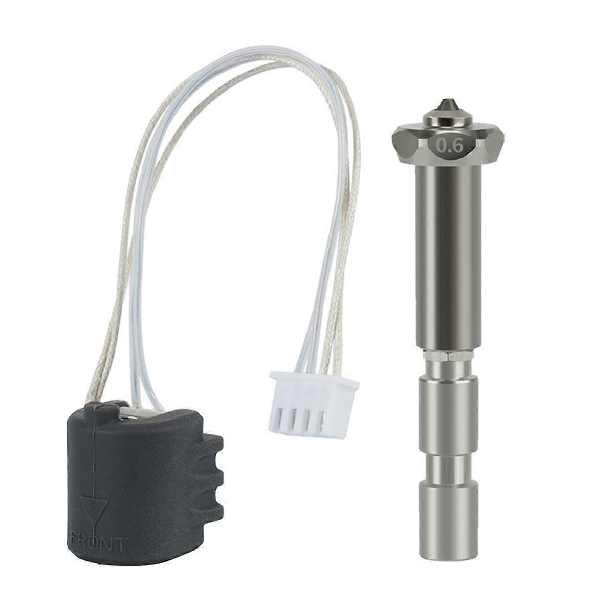 Pour Kobra3 Max Hotend Buse intégrée en acier trempé 0,6 mm