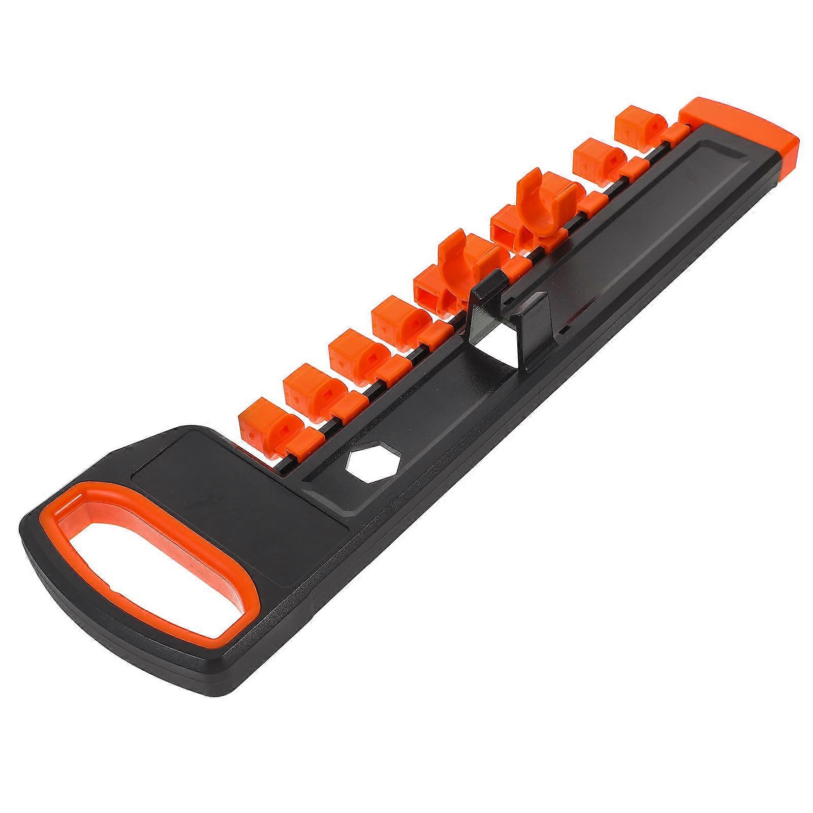 Ratchet Wrench Holder Tool Storage For Garages Compact Design 34.50X9.40X4.00CM 1 Set