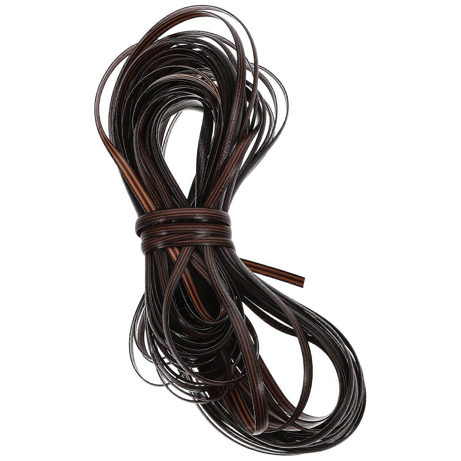 Plastic Rattan Material for DIY Furniture Repair and Crafting Projects in Coffee Color for Decor 1